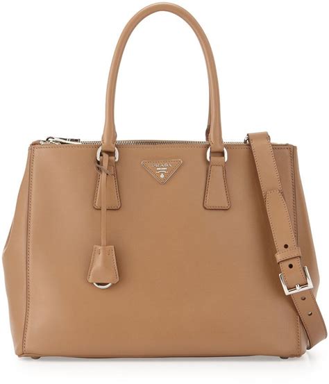 prada bi-color galleria double zip tote|PRADA City Calfskin Bi.